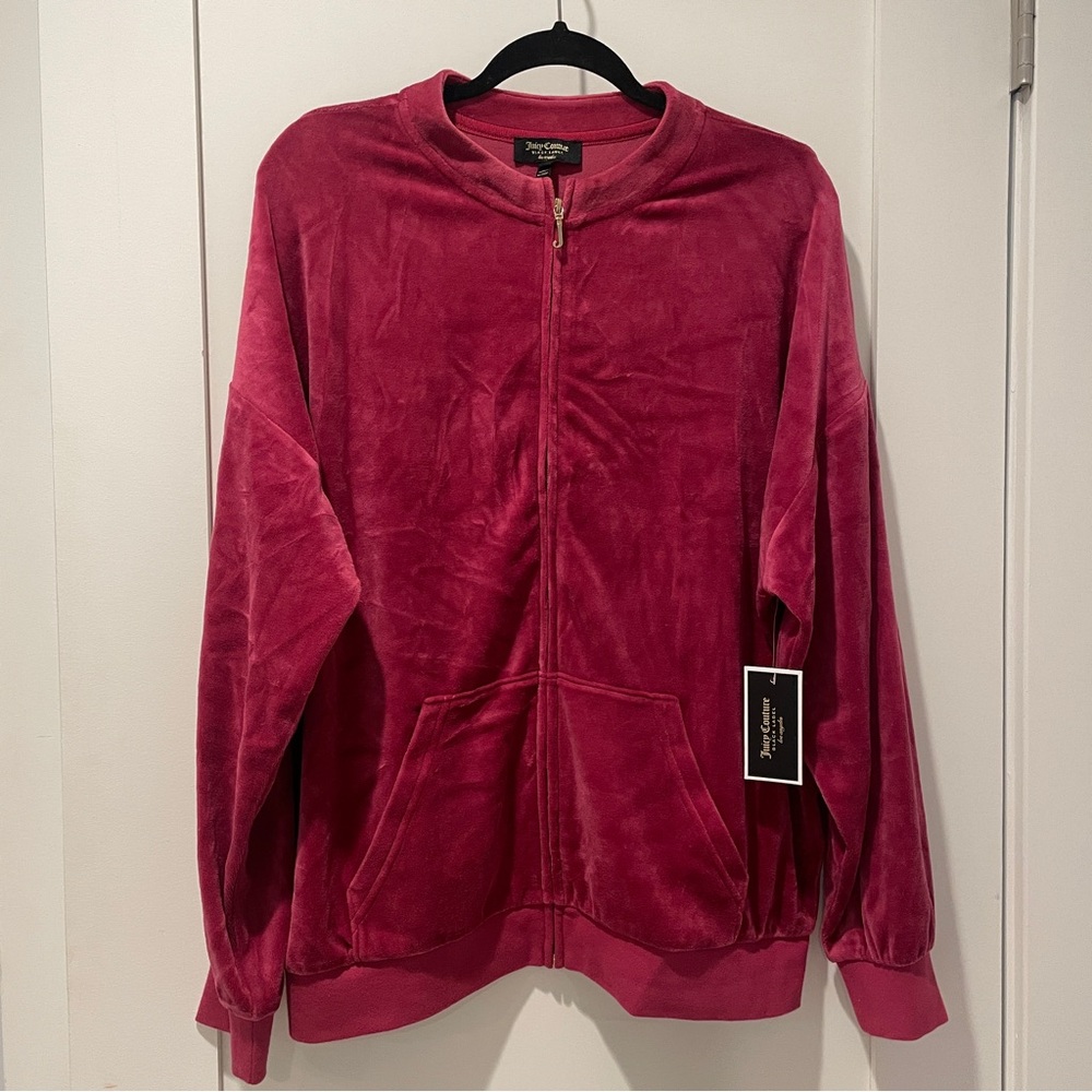 *NWT* Juicy Couture Black Label Velour Zip Up